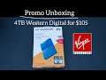 Promo Unboxing : 4Tb Western Digital for $105