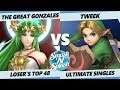 SNS5 SSBU - The Great Gonzales (Palutena) Vs. TSM | Tweek (Y.Link) Smash Ultimate Loser's Top 48