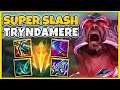 The Highest Possible Damage Build... 5.0 ATTACK SPEED TRYNDAMERE! - League of Legends
