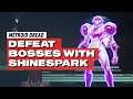 Using the Shinespark on 7 different (mini-)bosses in Metroid Dread ⚡ (Hard Mode)