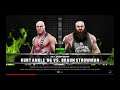 WWE 2K19 Braun Strowman VS Kurt Angle 1 VS 1 Submission Match WWE 24/7 Title