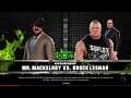WWE 2K20 Brock Lesnar VS Mr. Mackelroy 1 VS 1 Match BCW Title