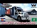American Truck Simulator : Lamar (CO) ▶ Port Angeles (WA)