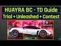 Asphalt 9 - Pagani Huayra BC Events | Touchdrive Guide - Trial + Unleashed + Contest