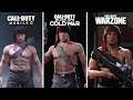 Call of Duty Mobile vs Cold War vs Warzone - Rambo and Die Hard (Operator and Weapons Comparison)