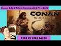 Conan Exiles "Single Player Admin Commands & Starting Our Base"