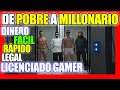 De POBRE a MILLONARIO GTA 5 ONLINE Como SER MILLONARIO GANAR MUCHO DINERO FACIL🤑(PS4)