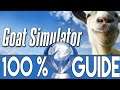 Goat Simulator 100% Platin Trophy Guide - Neue Version - Alle Trophäen - Alle Sammelobjekte