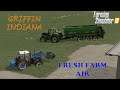 Griffin Indiana Ep 43     Working our new field and spreading the manure     Farm Sim 19