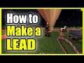 How to Make a LEAD in Minecraft (Recipe Tutorial) (New Method!)