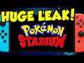 HUGE POKEMON LEAK! NEW POKEMON STADIUM GAME! (Real Pokémon Leak!)