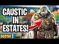 LANDING IN ESTATES WITH CAUSTIC IS AN EASY WIN! (APEX LEGENDS GAMEPLAY)