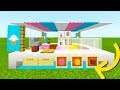 Minecraft Tutorial: How To Make A Ice Cream Stand "2019 City Tutorial"