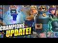 NEW CHAMPIONS UPDATE & GAMEPLAY!! Champions Explained in Clash Royale!!