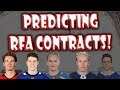Predicting Every BIG 2019 NHL  RFA's Contract Amount & Length!