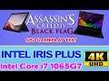 Assassin’s Creed IV Intel Iris Plus test Dell XPS 13 Razer Blade Stealth Ice Lake i7 1065G7