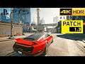 Cyberpunk 2077 Patch 1.3 (PS5) HDR Gameplay + Performance (4K 60FPS)