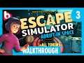 ESCAPE SIMULATOR: Adrift in Space + All Tokens | Part 3 Walkthrough |  Escape a disaster in Space