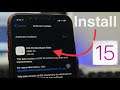 How to INSTALL iOS 15 Developer Beta 1