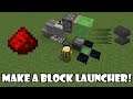 How To Make A Block Launcher In Minecraft! [1.14]