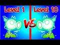 Plants vs Zombies 2 Compare Electric Peashooter Level 1 vs Electric Pea 10 Max level PVZ 2
