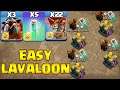 Th14 LavaLoon Attack Strategy With Invisibility Spells Are Super Cool !! 3 Lava + 22 Balloon