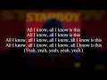 The Weeknd - All I Know feat. FUTURE (HD Lyrics Video)