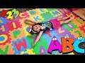 ABC Song | Nursery Rhymes for Kids | Learning with Foam Puzzle Mat