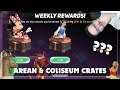 ARENA & COLISEUM SEASON CRATE OPENING + TRON! | Disney Heroes Battle Mode #07