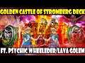 GOLDEN CASTLE OF STROMBERG/CASTILLO DORADO DECK  | FT. PSYCHIC WHEELEDER Y LAVA GOLEM - DUEL LINKS