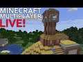I Built A House...? -  Mutiplayer Minecraft Live!