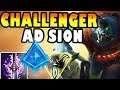 LETHALITY ONE-SHOT AD SION TOP! CHALLENGER BUILD! CHO CHO - League of Legends