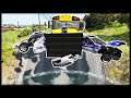 LKW mit schwerer Ladung VS rießiges Schlagloch #1 - BeamNG Drive Auto Crash Compilation