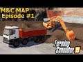 Make Iron with MERCEDES AROCS V1.0.0.0 and HITACHI ZX290LC in Mining Map