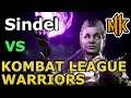 MK11 SINDEL F4 VS KOMBAT LEAGUE WARRIORS - SPREADING THE F4 GANG MESSAGE - Mortal Kombat 11