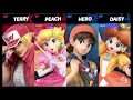 Super Smash Bros Ultimate Amiibo Fights   Terry Request #293 Terry & Peach vs Hero & Daisy