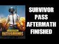 Survivor Pass 4: Aftermath Finished! Level 100 Unlocked & Review (AWM Battlestat Skin PS4)