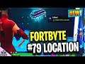 Where to find Fortbyte #79 “within an arcade Fortnite battle royale”