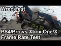 Wreckfest PS4/Pro vs Xbox One/X Frame Rate Comparison