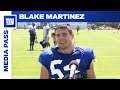 Blake Martinez on Joe Judge: 'He just wants excellence' | New York Giants