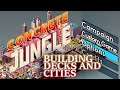 Concrete Jungle Gameplay #1 : BUILDING DECKS AND CITIES | 2 Player