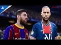 eFootball PES 2021 - PSG Paris Saint Germain vs Barcelona - PS5 Gameplay 4K HDR 60FPS (2 Players)