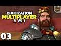 Guerra Fria esquentando | Civilization MP Jogo 1 #03 - Gameplay PT-BR