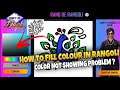 HOW TO FILL COLOUR IN RANG DE RANGOLI EVENT | COLOUR NOT SHOWING IN RANG DE RANGOLI EVENT FREEFIRE