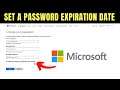 How to Set a Password Expiration Date for Your Microsoft Account