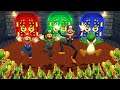 Mario Party 9 MiniGames - Mario Vs Luigi Vs Waluigi Vs Wario (Master Difficulty)