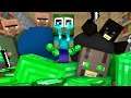 Monster School : Baby Zombie Rich and Poor - Life Story - Minecraft Animation