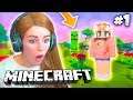 My FIRST time ever playing Minecraft... IT'S SO SCARY?! 😰