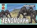 Scary looking Alien had invaded My Minecraft World! Xenomorph Addon Review