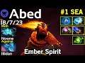 Abed [Fnatic] plays Ember Spirit!!! Dota 2 7.22